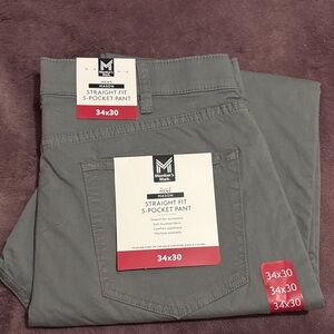 Member's Mark Gray Straight Fit Men's Pants